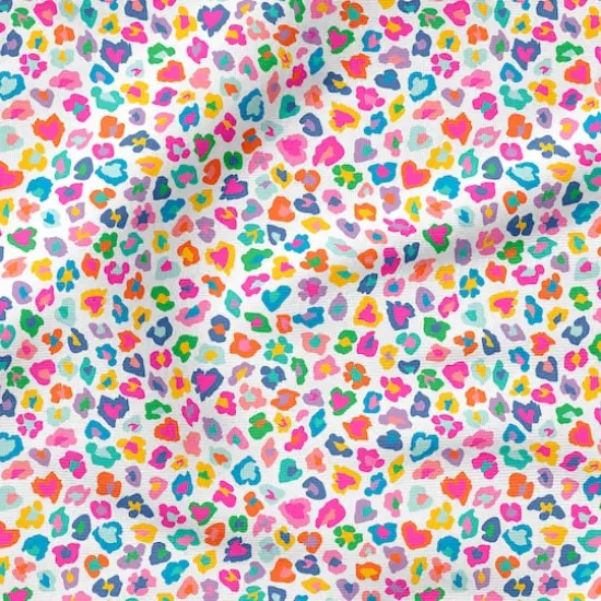 Fabric Editions Multicolor Cheetah Cotton Fabric {5}