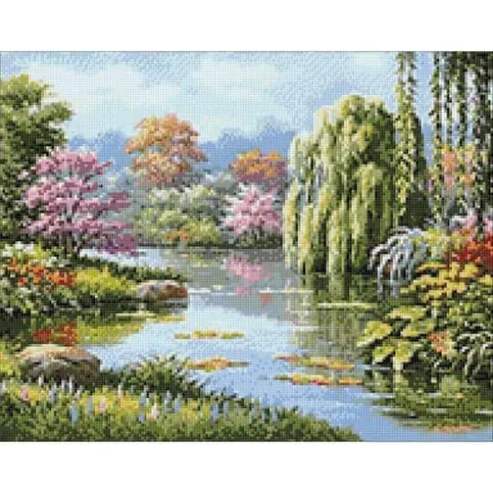 Wizardi Springs Hidden Pond Diamond Painting Kit {1}