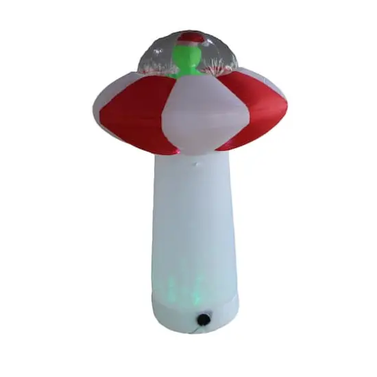 7ft. Inflatable Star Dasher UFO with Tractor Beam {3}