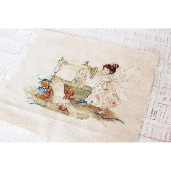 Luca-s The Fairy-Needlewoman Counted Cross Stitch Kit {3}