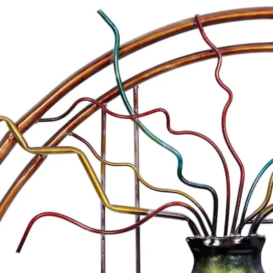 24" Multicolor Abstract Oriental Wall D&eacute;cor {5}