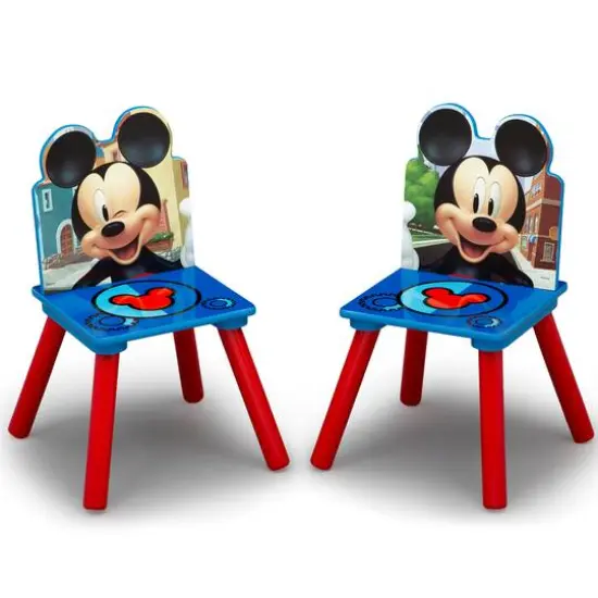 Disney&reg; Mickey Mouse Kids Table & Chair Set with Storage {3}