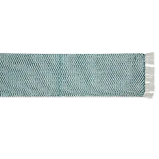 DII&reg; 72" Woven Table Runner Teal {4}