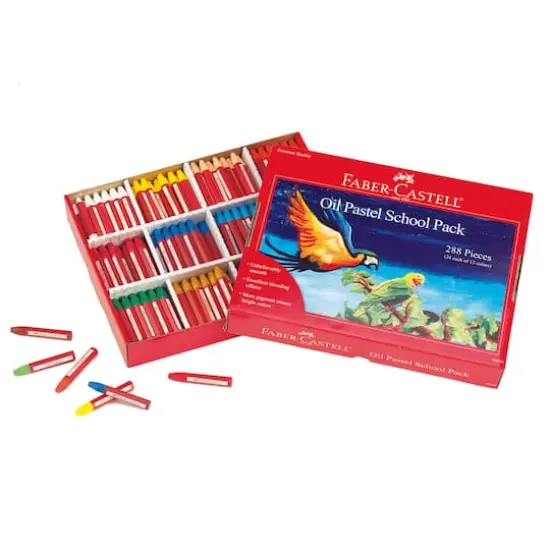 Faber-Castell&reg; 288-Piece Oil Pastels School Pack {1}