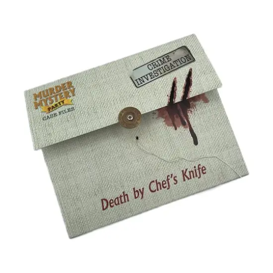 Murder Mystery Party Case Files: Death By Chef's Knife {5}