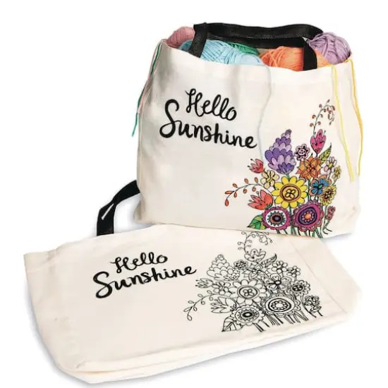 S&S&reg; Worldwide Velvet Art Tote Bags, 12ct. {3}
