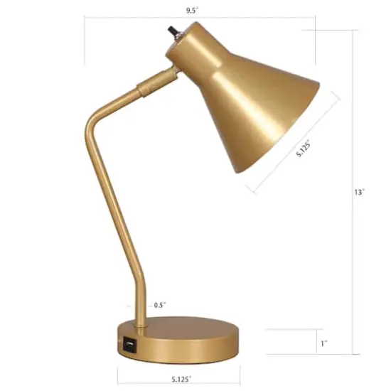 13" Desktop Lamp by Ashland&reg; Gold {5}