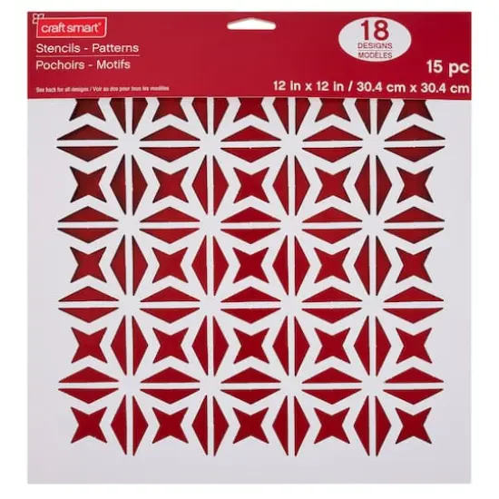 Pattern Stencils by Craft Smart&reg;, 12" x 12" {3}