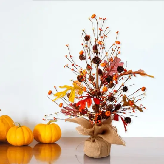 20" GlitzHome&reg; Harvest Tree Tabletop D&eacute;cor {3}