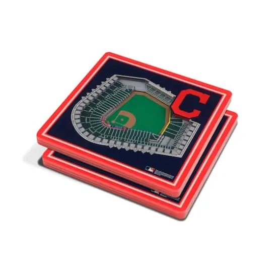 MLB 3D StadiumView Coasters Cleveland Indians {1}