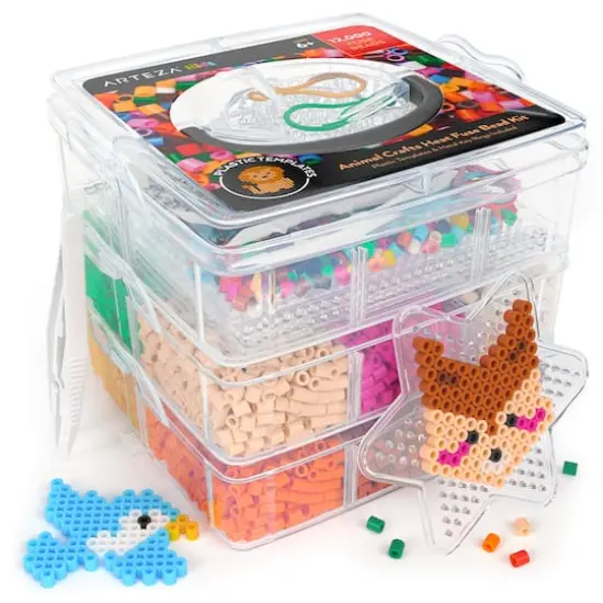 Arteza&reg; Kids Animal Crafts Heat Fuse Beads Kit {1}