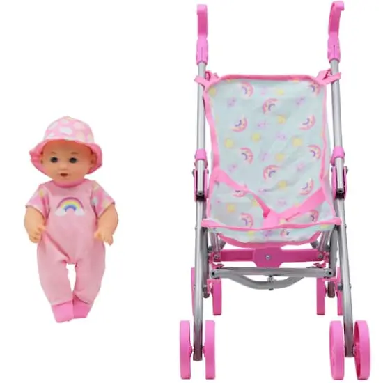 Dream Collection Stroller Set with Doll {4}