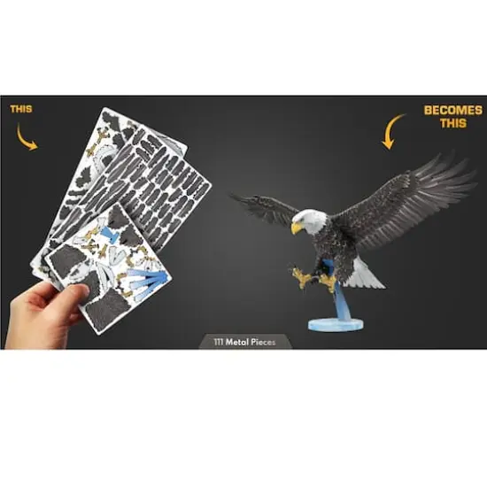 Metal Earth&reg; Premium Series American Bald Eagle Steel Model Kit {4}