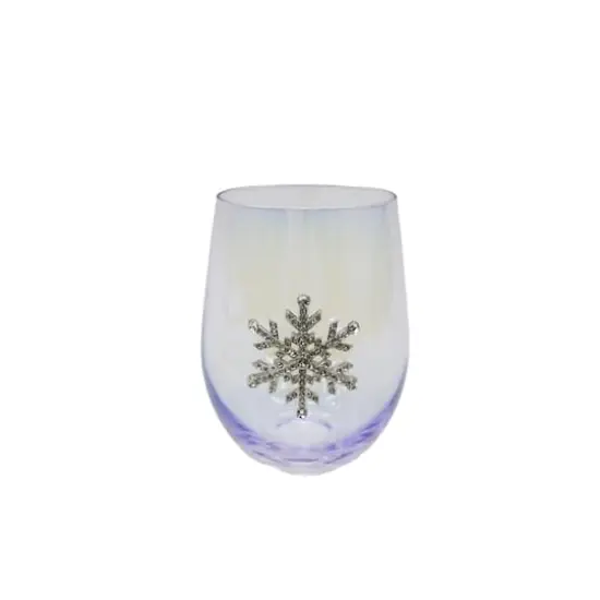 17.5oz. Snowflake Glass Drinkware by Ashland® Lavender {1}