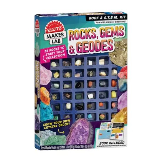 Klutz&reg; Maker Lab: Rocks, Gems & Geodes {1}
