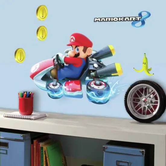 RoomMates Nintendo Mario Kart 8 Peel & Stick Giant Decals {1}
