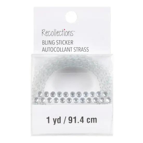 Bling on a Roll™ Double Row Rhinestones by Recollections™ Clear {5}