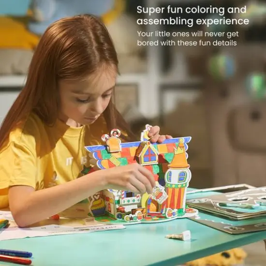 Arteza&reg; Kids 3D Puzzle House {7}