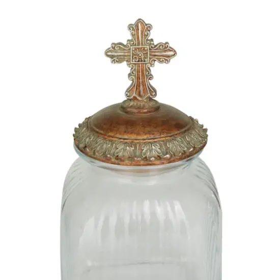 Brown Polystone Traditional Decorative Jar Set {4}