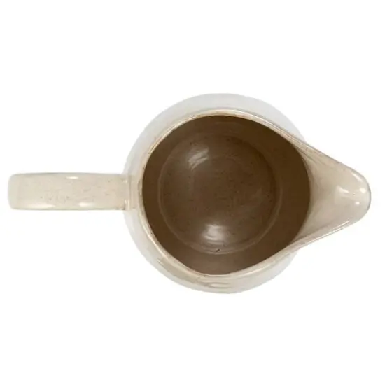 Hello Honey&reg; 64oz. Cream Speckled Reactive Glaze Stoneware Pitcher {8}