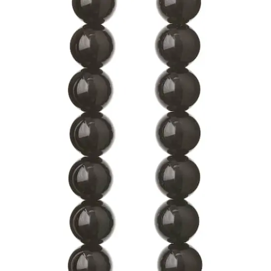 Black Jasper Round Beads, 10mm by Bead Landing&trade; {1}