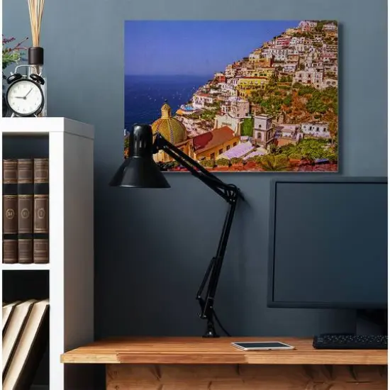 Stupell Industries Coast Town Ocean Landscape Photograph Canvas Wall Art {3}