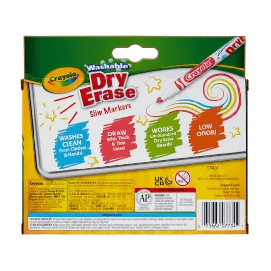 Crayola&reg; Washable Dry Erase&trade; Slim Markers, 10ct. {5}