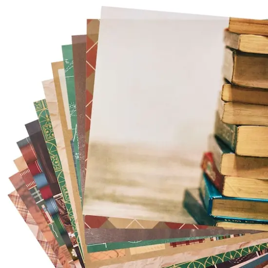 12" x 12" Academia Paper Pad by Recollections&trade;, 180 Sheets {5}