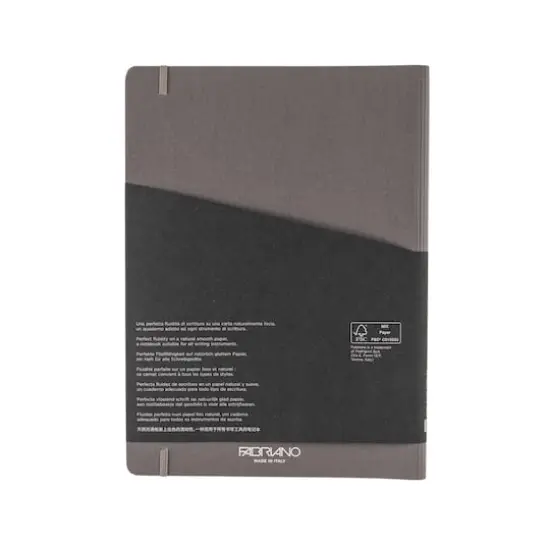 Fabriano® Ecoqua Plus Dotted A4 Hidden Spiral-Bound Notebook Gray {11}