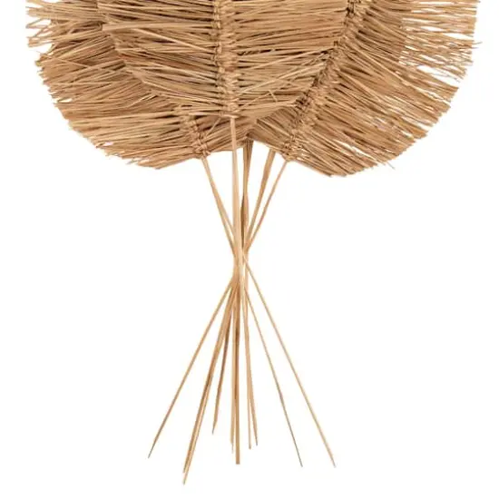 32" Brown Dried Grass Spear-Shaped Foliage with Sharp Stems {5}