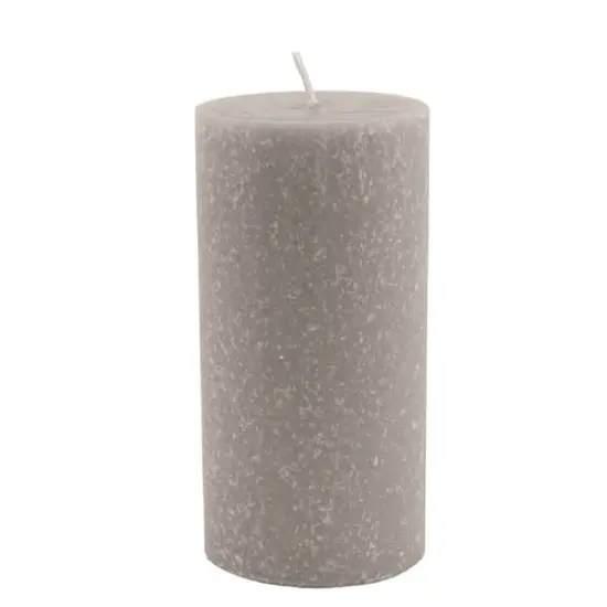 Root Candles 3" x 6" Unscented Timberline™ Pillar Candle Platinum {1}