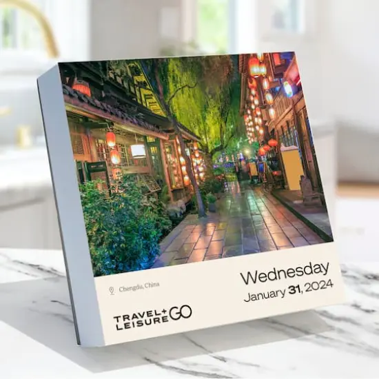 TF Publishing 2024 World's Best by Travel + Leisure Daily Desktop Calendar {3}