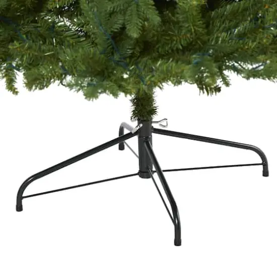 7ft. Pre-Lit New Hampshire Fir Artificial Christmas Tree, Clear LED Lights {5}