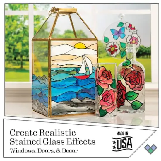 Plaid&reg; Gallery Glass&reg; Best Sellers II Stained Glass Paint Kit {4}
