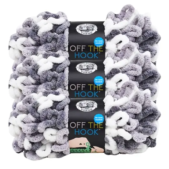3 Pack Lion Brand&reg; Off The Hook&trade; Yarn Misty Morning {1}