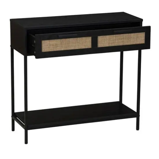 Household Essentials Bungalow 30" Console Table Black {6}