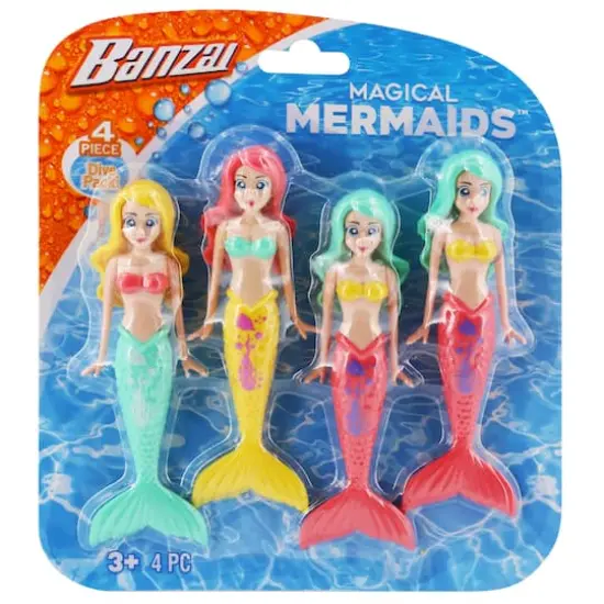 Banzai Dive Mermaids, 4ct. {1}
