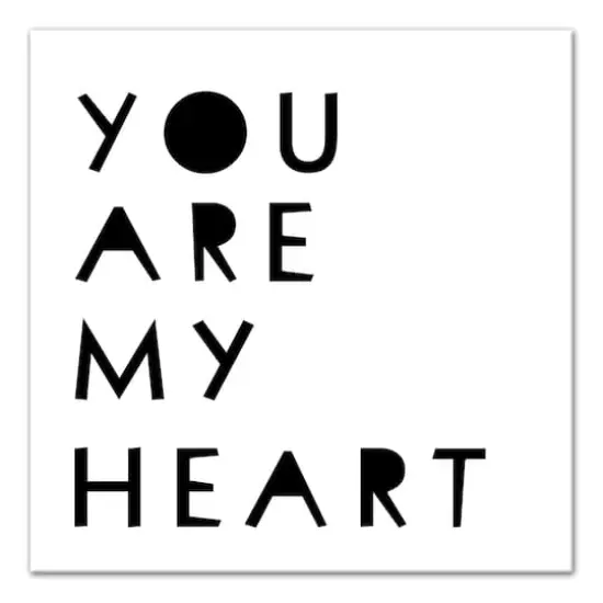 You Are My Heart Canvas Wall Art {1}