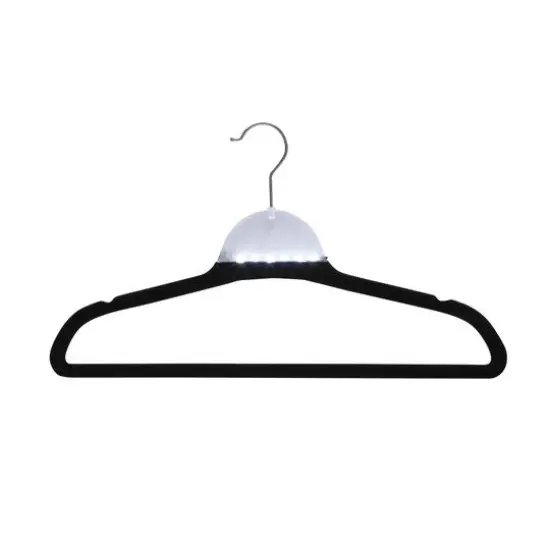 Hanglo by Simplify Black Velvet Hangers, 32ct. {1}