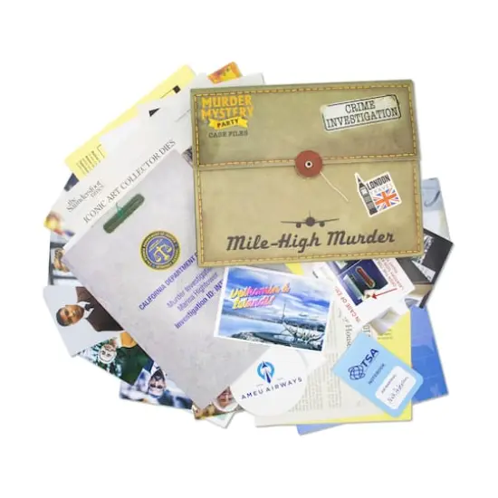 Murder Mystery Party Case Files: Mile-High Murder {4}