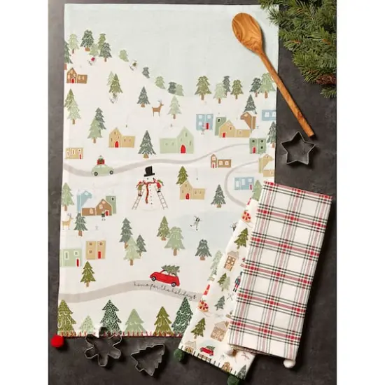 DII&reg; Kitchen & Tabletop Jolly Tree Collection Dishtowel Set {11}