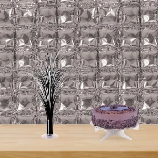 Beistle Silver Foil Balloon Backdrops {3}