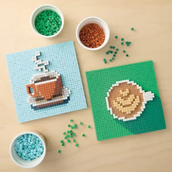 Coffee Pixelated Brick Art Kit by Make Market&reg; {1}