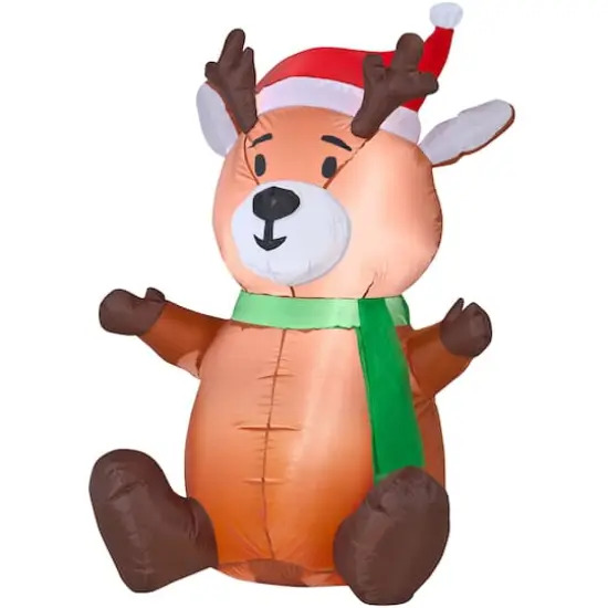 3.5ft. Airblown&reg; Inflatable Christmas Outdoor Baby Reindeer {1}