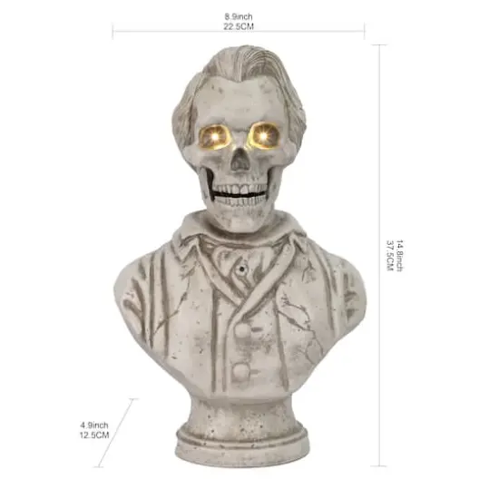 14.5" Animated Skeleton Bust by Ashland&reg; {3}