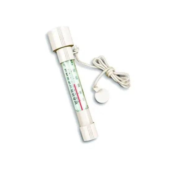 Swim Central 8" White HydroTools Buoy Pool and Spa Thermometer {4}
