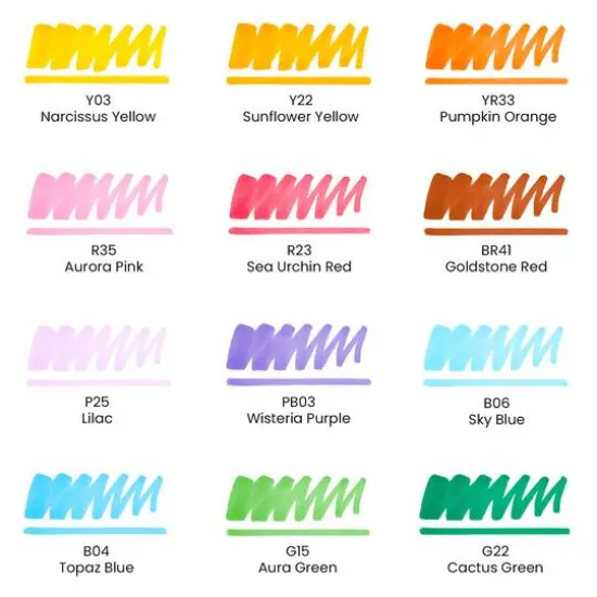 Arteza&reg; EverBlend&reg; Ultra Classic Tones Dual Tip Alcohol Marker Set {3}