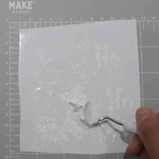 Glitter Permanent Vinyl by Make Market&reg; White {4}