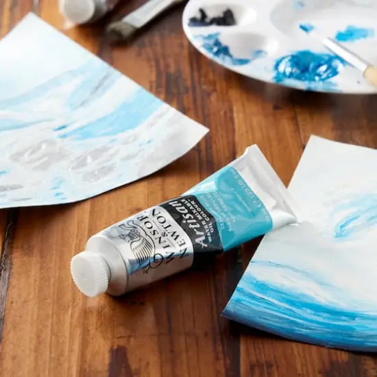 Winsor & Newton&reg; Artisan Water Mixable Oil Color, 37mL Cerulean Blue {3}