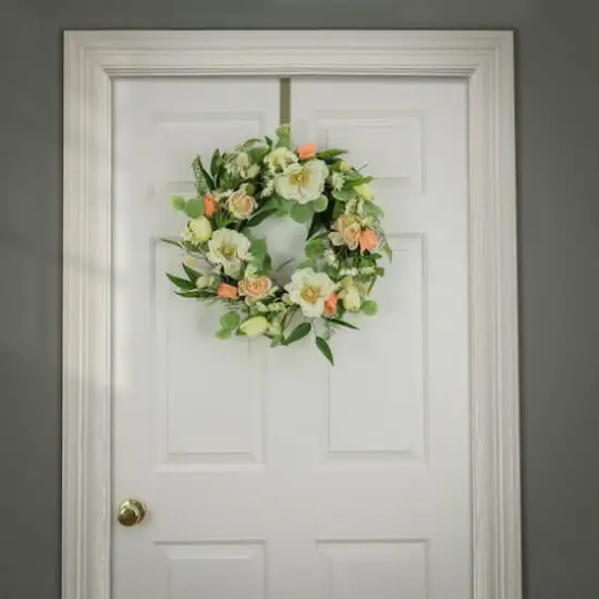 22" Tulip, Poppy, & Buttercup Wreath {3}